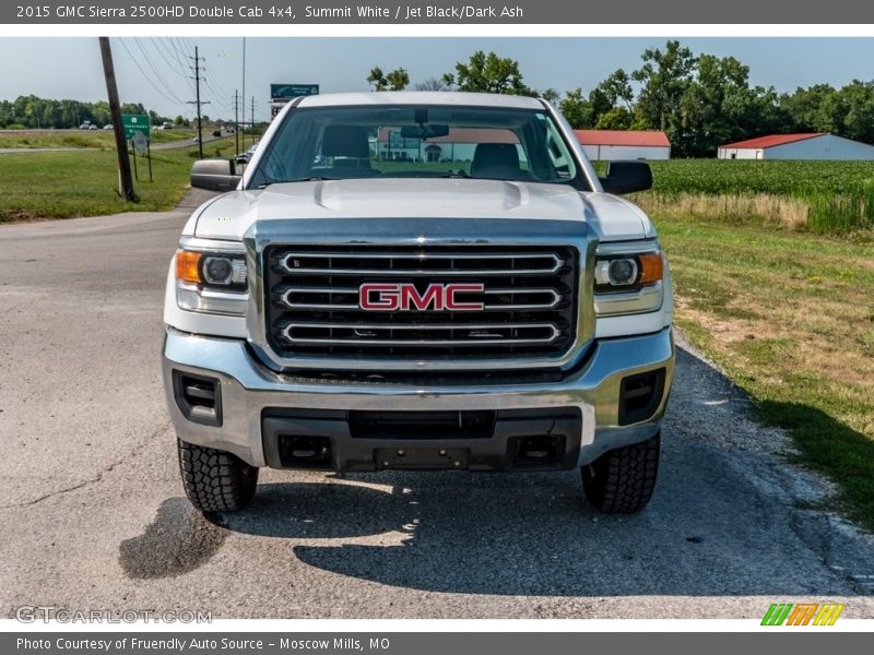 Summit White / Jet Black/Dark Ash 2015 GMC Sierra 2500HD Double Cab 4x4