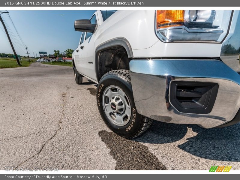 Summit White / Jet Black/Dark Ash 2015 GMC Sierra 2500HD Double Cab 4x4