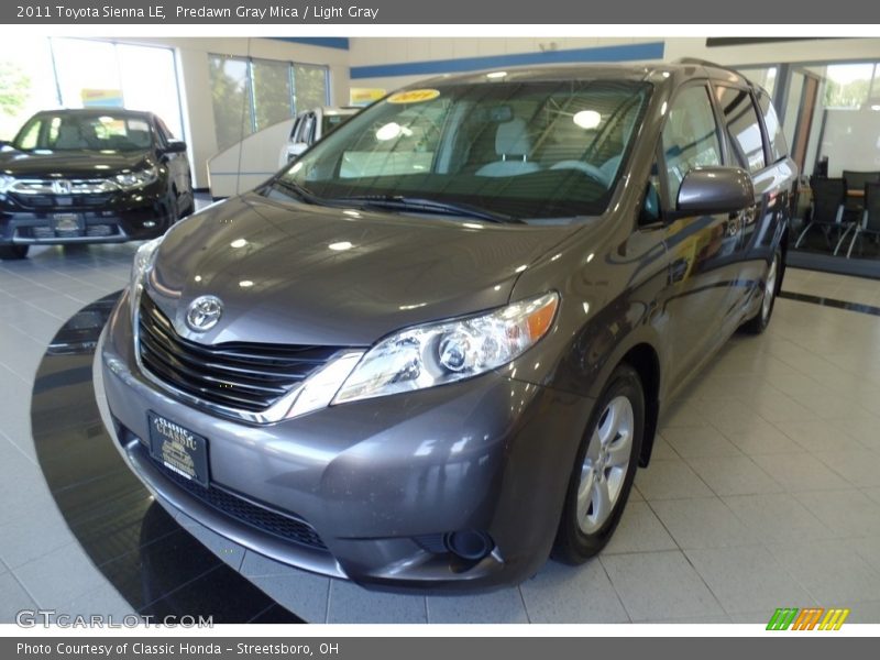 Predawn Gray Mica / Light Gray 2011 Toyota Sienna LE
