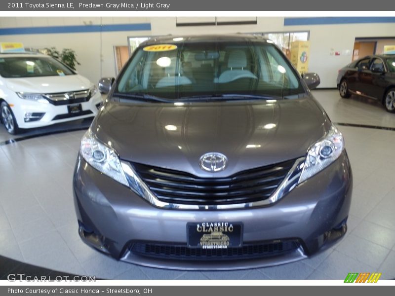 Predawn Gray Mica / Light Gray 2011 Toyota Sienna LE