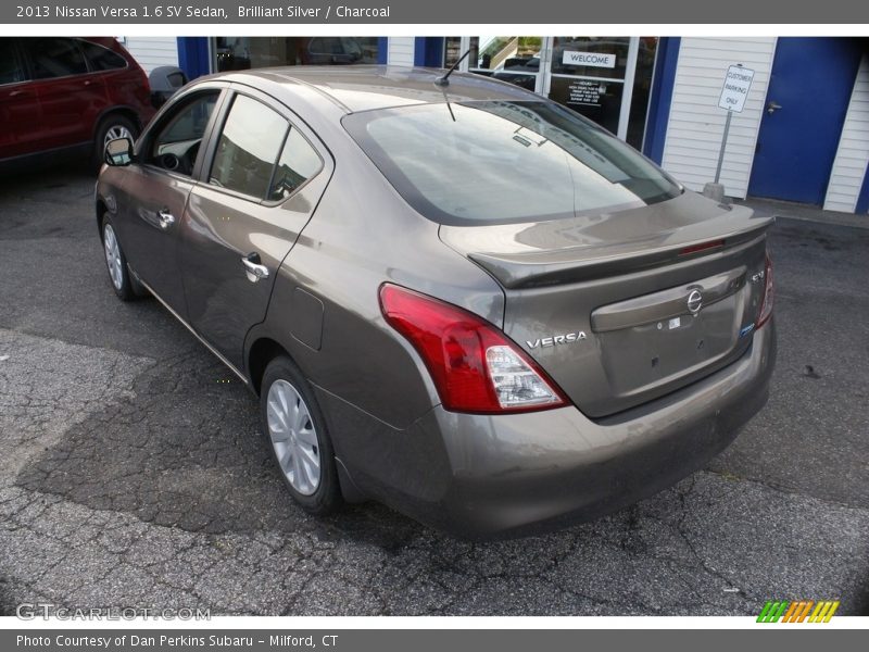 Brilliant Silver / Charcoal 2013 Nissan Versa 1.6 SV Sedan