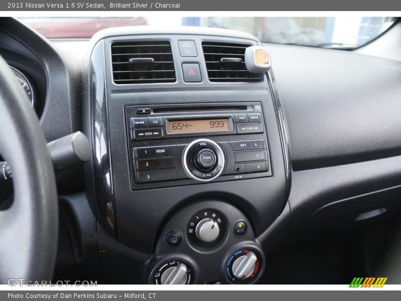 Brilliant Silver / Charcoal 2013 Nissan Versa 1.6 SV Sedan