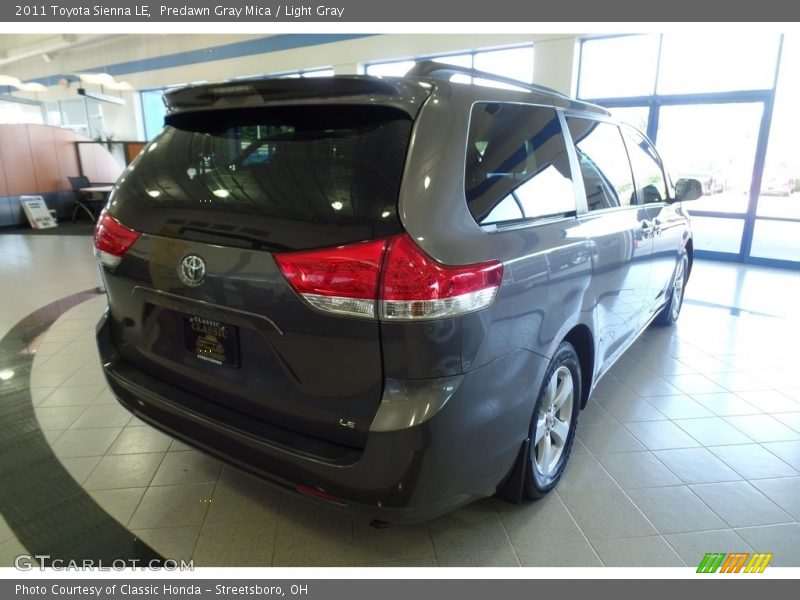 Predawn Gray Mica / Light Gray 2011 Toyota Sienna LE