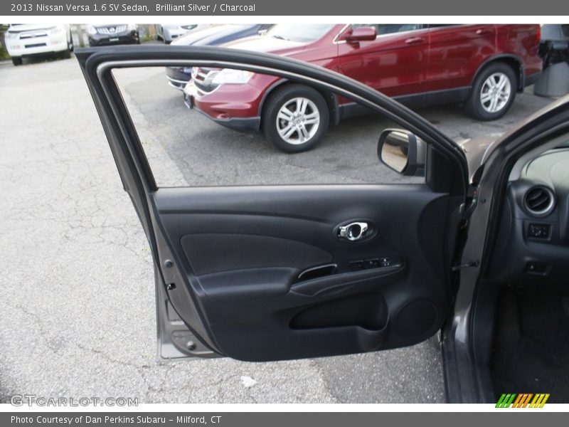 Brilliant Silver / Charcoal 2013 Nissan Versa 1.6 SV Sedan