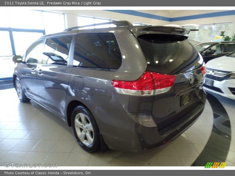 Predawn Gray Mica / Light Gray 2011 Toyota Sienna LE