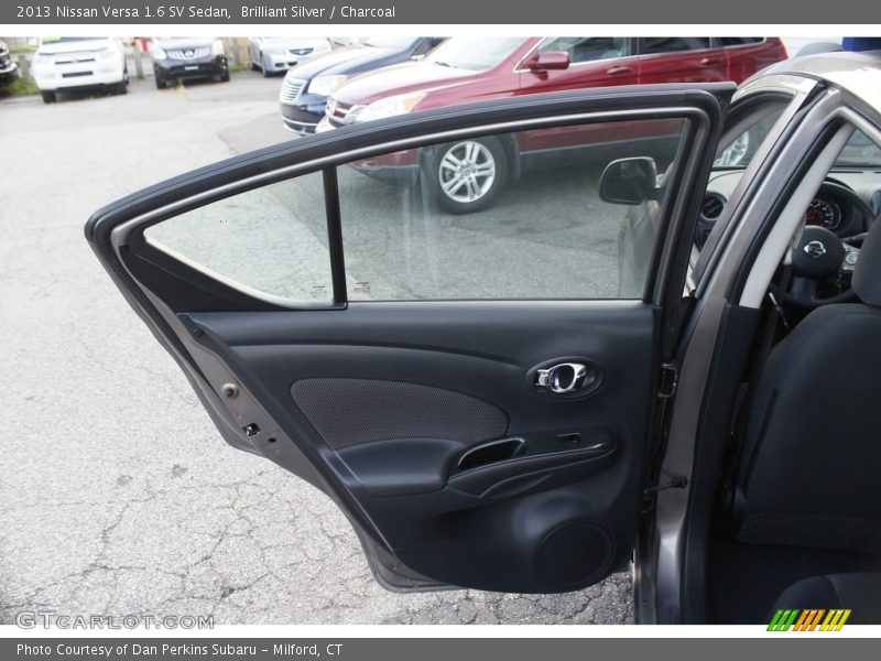 Brilliant Silver / Charcoal 2013 Nissan Versa 1.6 SV Sedan