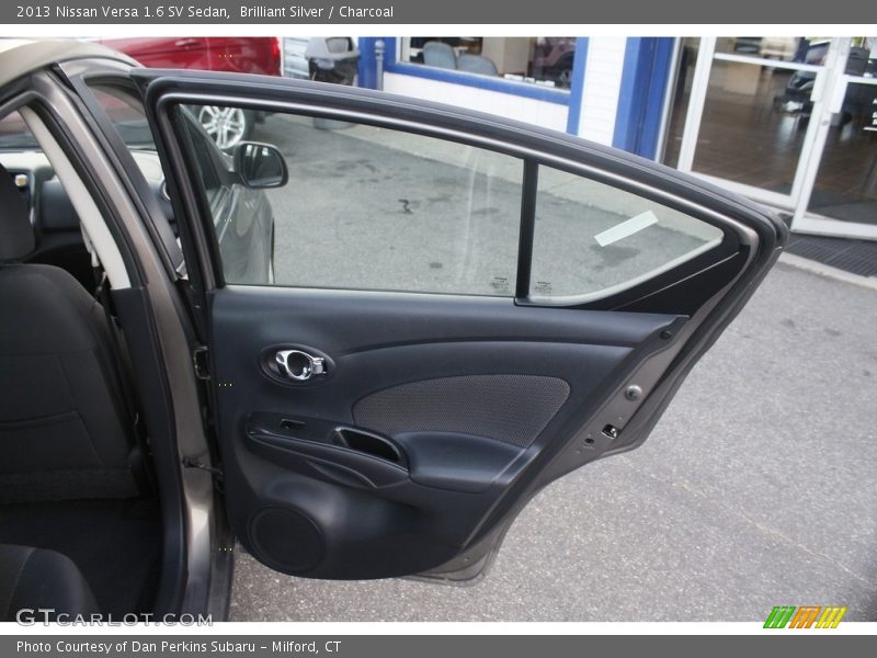 Brilliant Silver / Charcoal 2013 Nissan Versa 1.6 SV Sedan