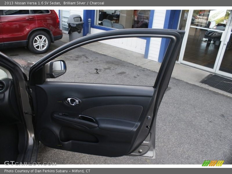 Brilliant Silver / Charcoal 2013 Nissan Versa 1.6 SV Sedan