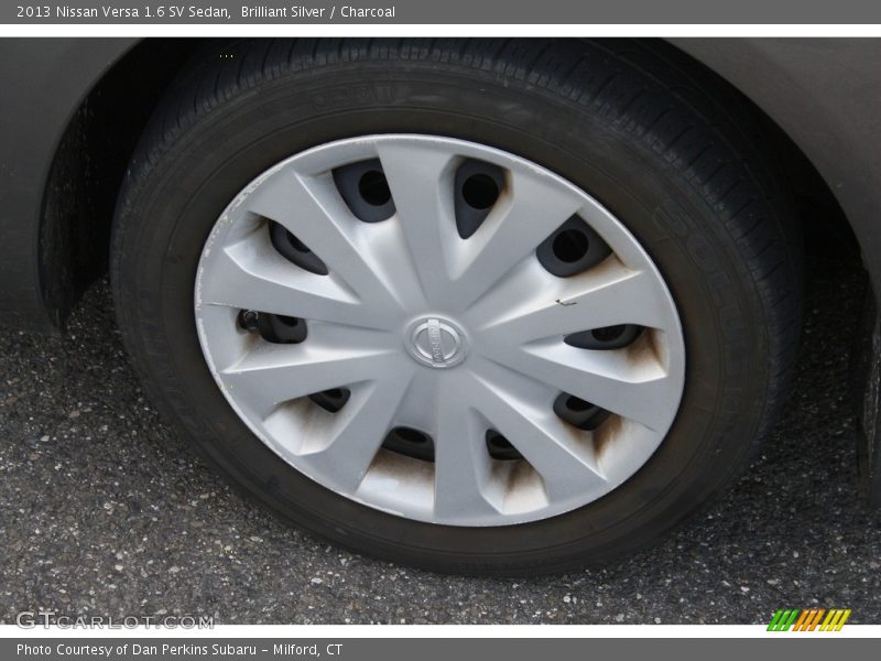Brilliant Silver / Charcoal 2013 Nissan Versa 1.6 SV Sedan
