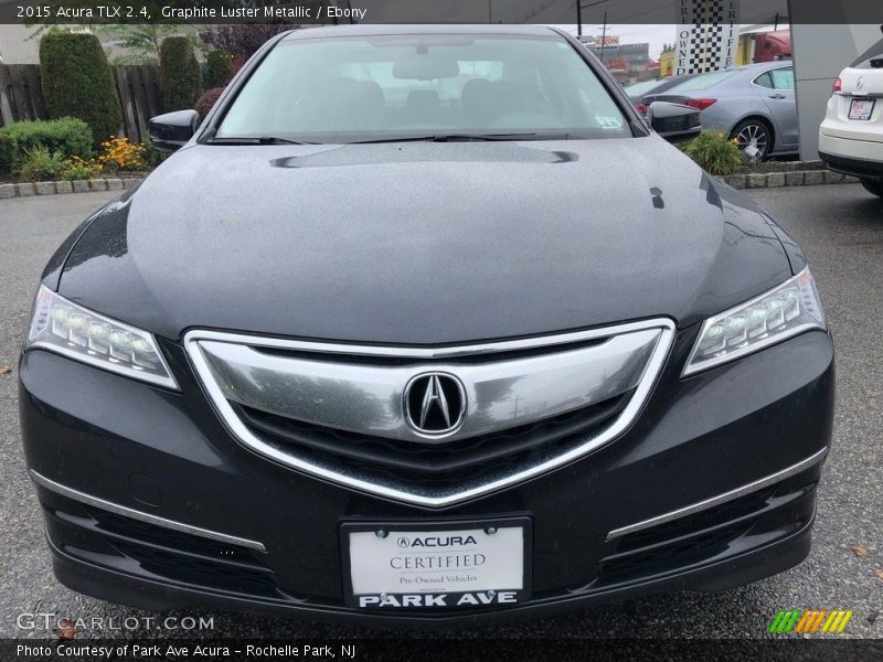 Graphite Luster Metallic / Ebony 2015 Acura TLX 2.4