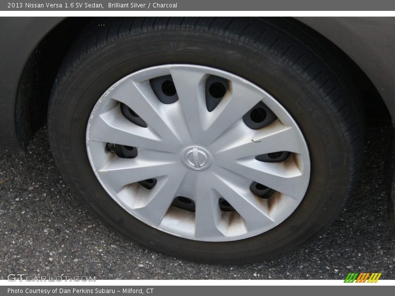 Brilliant Silver / Charcoal 2013 Nissan Versa 1.6 SV Sedan