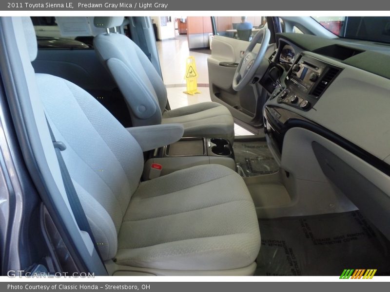 Predawn Gray Mica / Light Gray 2011 Toyota Sienna LE