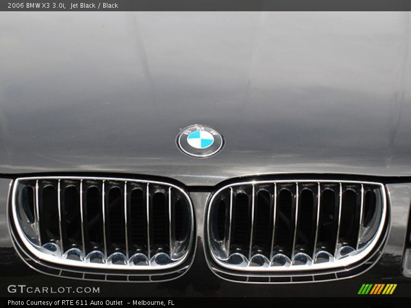 Jet Black / Black 2006 BMW X3 3.0i