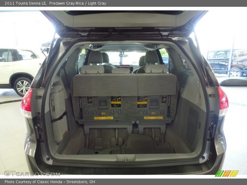 Predawn Gray Mica / Light Gray 2011 Toyota Sienna LE
