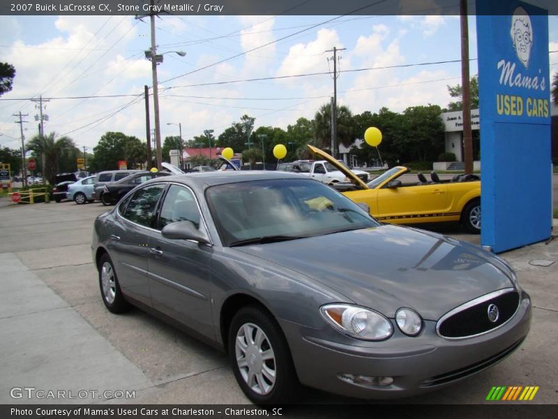 Stone Gray Metallic / Gray 2007 Buick LaCrosse CX