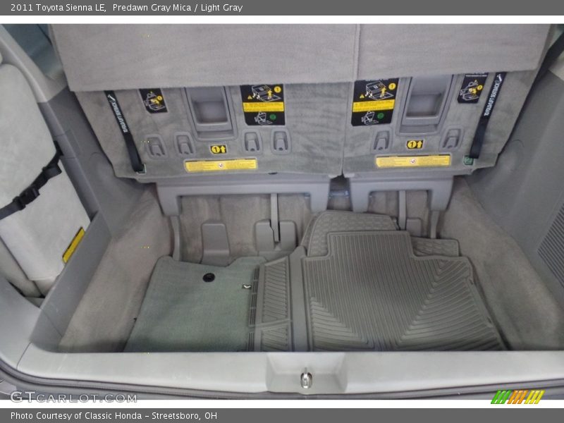 Predawn Gray Mica / Light Gray 2011 Toyota Sienna LE
