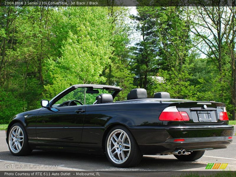 Jet Black / Black 2004 BMW 3 Series 330i Convertible