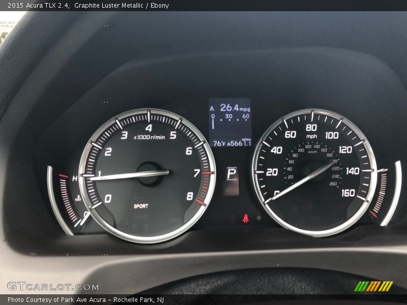 Graphite Luster Metallic / Ebony 2015 Acura TLX 2.4