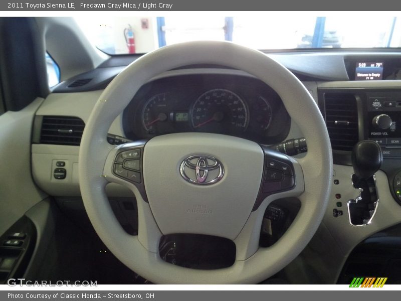 Predawn Gray Mica / Light Gray 2011 Toyota Sienna LE