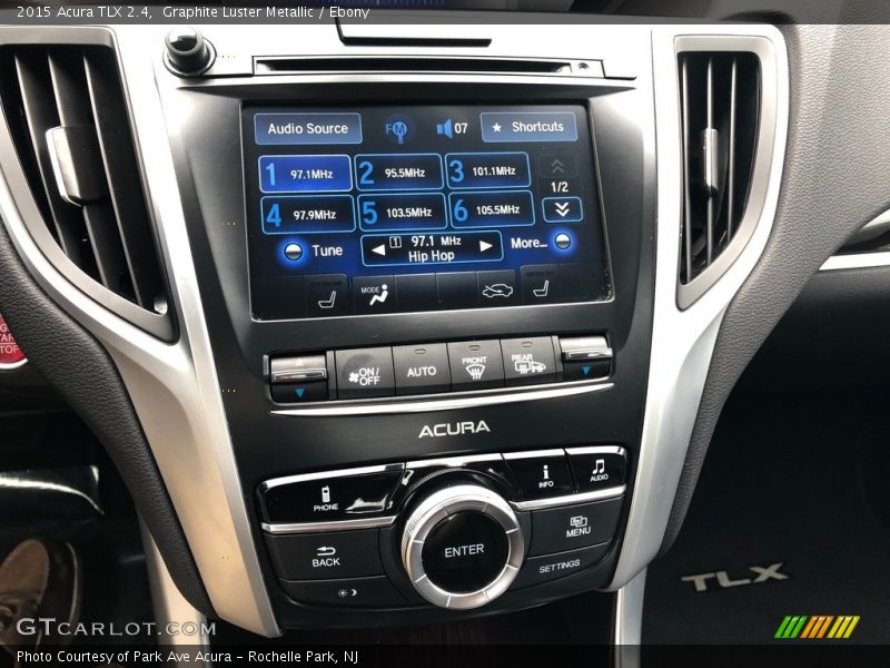 Graphite Luster Metallic / Ebony 2015 Acura TLX 2.4