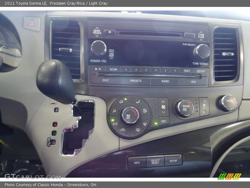 Predawn Gray Mica / Light Gray 2011 Toyota Sienna LE