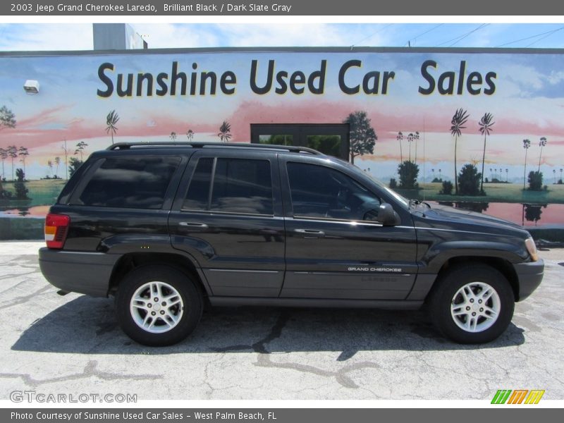 Brilliant Black / Dark Slate Gray 2003 Jeep Grand Cherokee Laredo