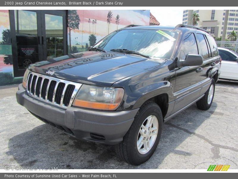 Brilliant Black / Dark Slate Gray 2003 Jeep Grand Cherokee Laredo