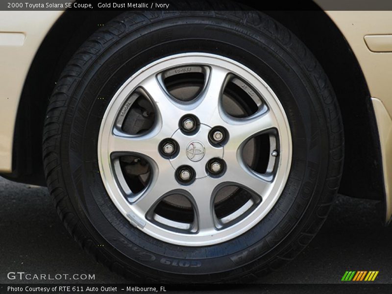 Gold Dust Metallic / Ivory 2000 Toyota Solara SE Coupe