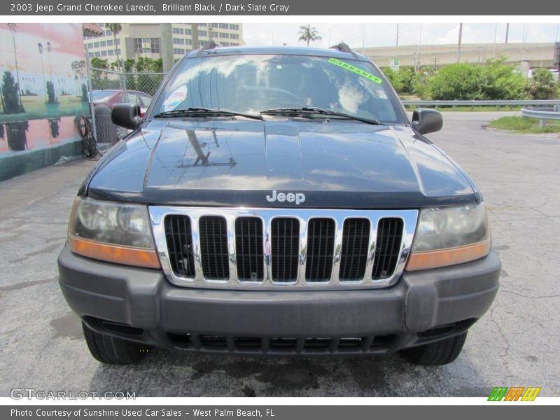 Brilliant Black / Dark Slate Gray 2003 Jeep Grand Cherokee Laredo
