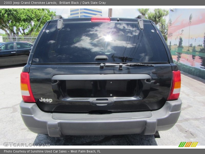 Brilliant Black / Dark Slate Gray 2003 Jeep Grand Cherokee Laredo