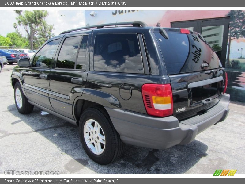 Brilliant Black / Dark Slate Gray 2003 Jeep Grand Cherokee Laredo