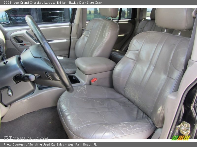 Brilliant Black / Dark Slate Gray 2003 Jeep Grand Cherokee Laredo
