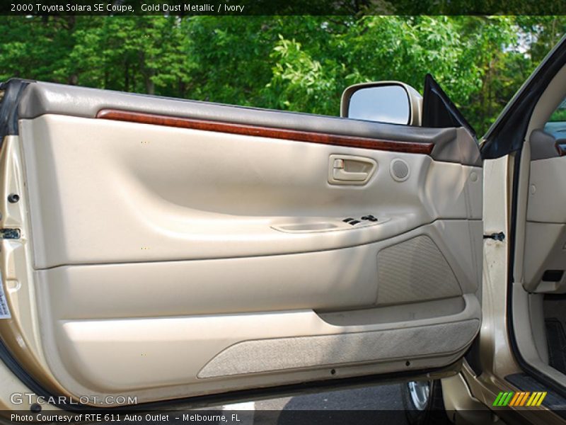 Gold Dust Metallic / Ivory 2000 Toyota Solara SE Coupe
