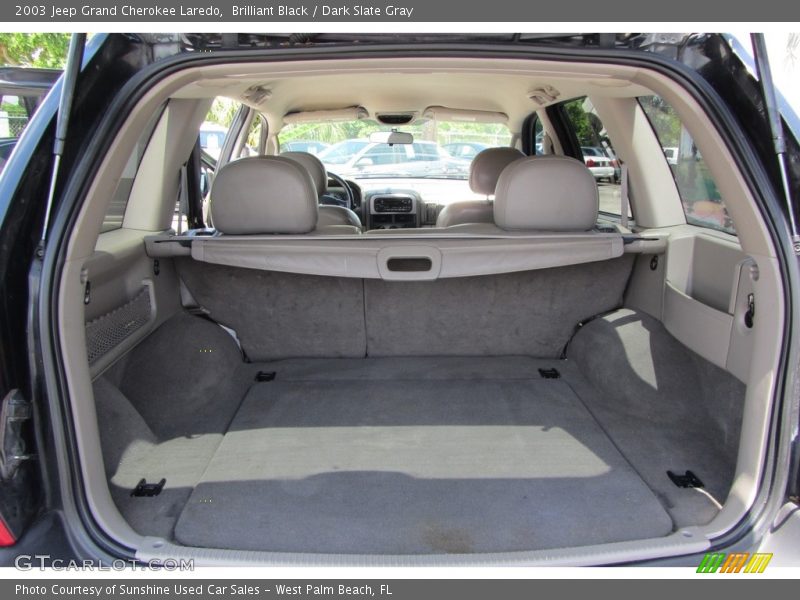 Brilliant Black / Dark Slate Gray 2003 Jeep Grand Cherokee Laredo