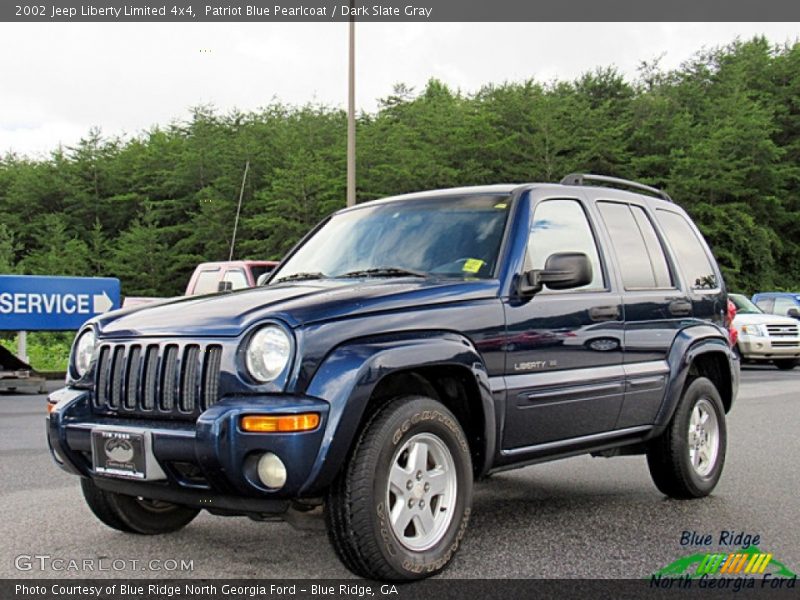 Patriot Blue Pearlcoat / Dark Slate Gray 2002 Jeep Liberty Limited 4x4