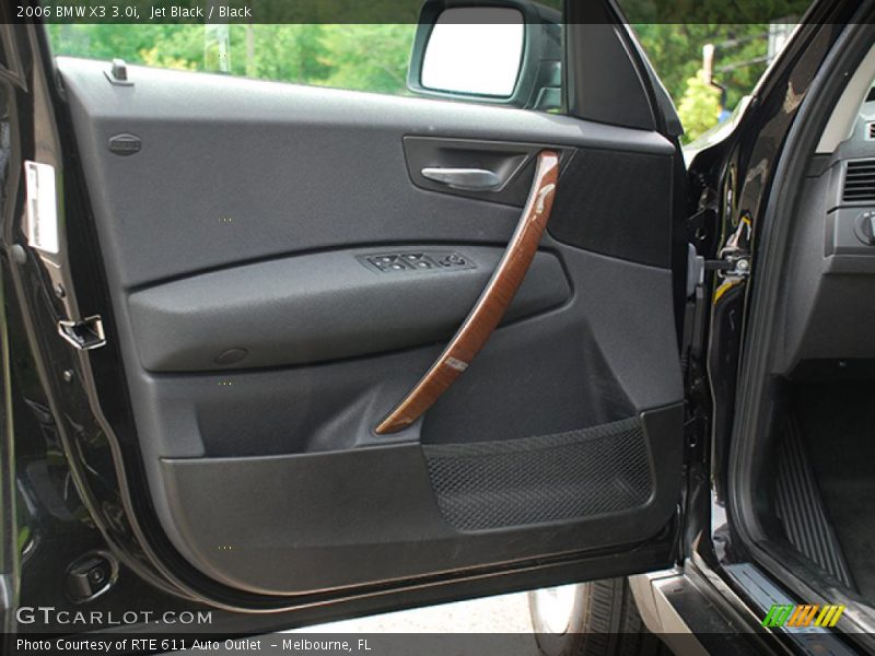 Jet Black / Black 2006 BMW X3 3.0i