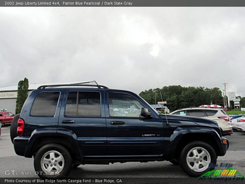 Patriot Blue Pearlcoat / Dark Slate Gray 2002 Jeep Liberty Limited 4x4