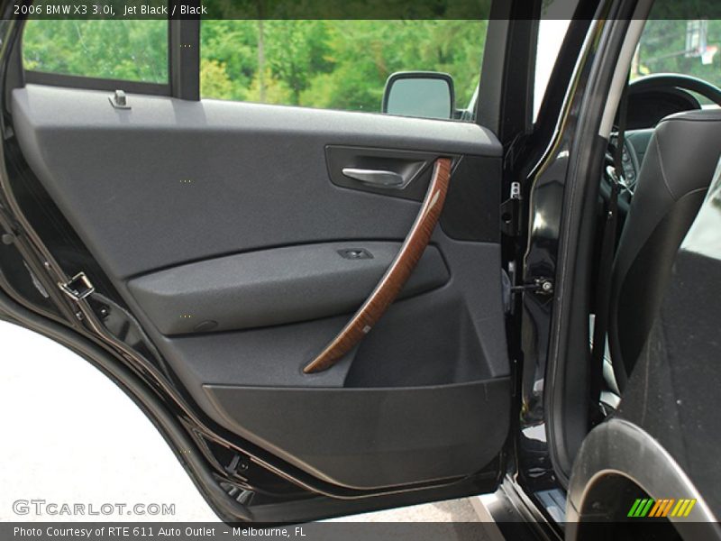 Jet Black / Black 2006 BMW X3 3.0i