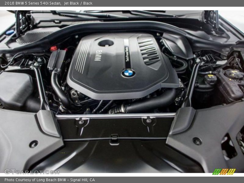 Jet Black / Black 2018 BMW 5 Series 540i Sedan