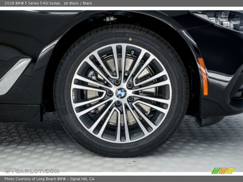 Jet Black / Black 2018 BMW 5 Series 540i Sedan