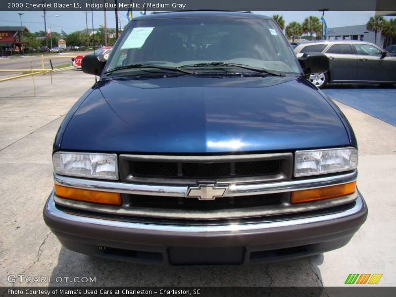 Indigo Blue Metallic / Medium Gray 2000 Chevrolet Blazer LS