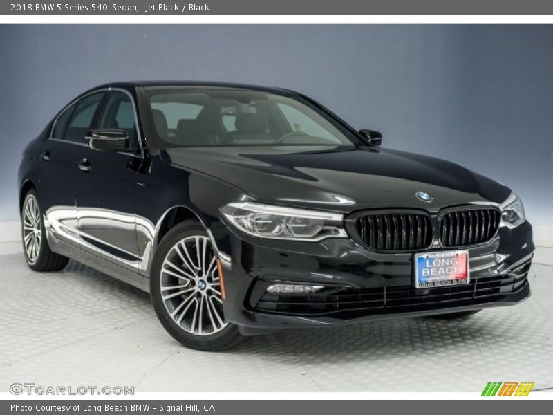 Jet Black / Black 2018 BMW 5 Series 540i Sedan