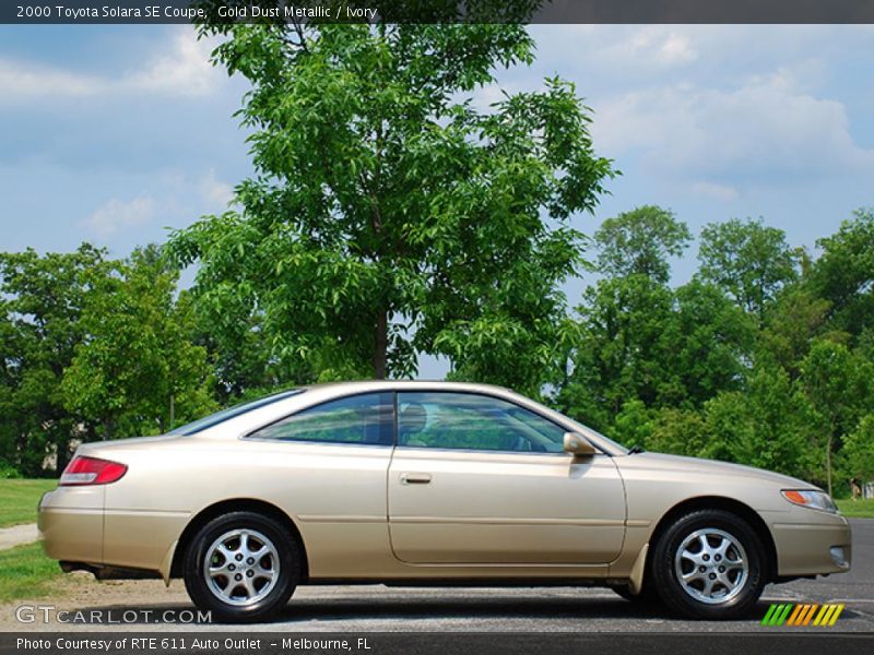 Gold Dust Metallic / Ivory 2000 Toyota Solara SE Coupe