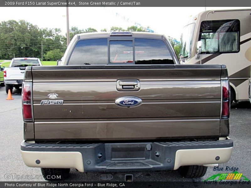 Stone Green Metallic / Camel/Tan 2009 Ford F150 Lariat SuperCrew 4x4