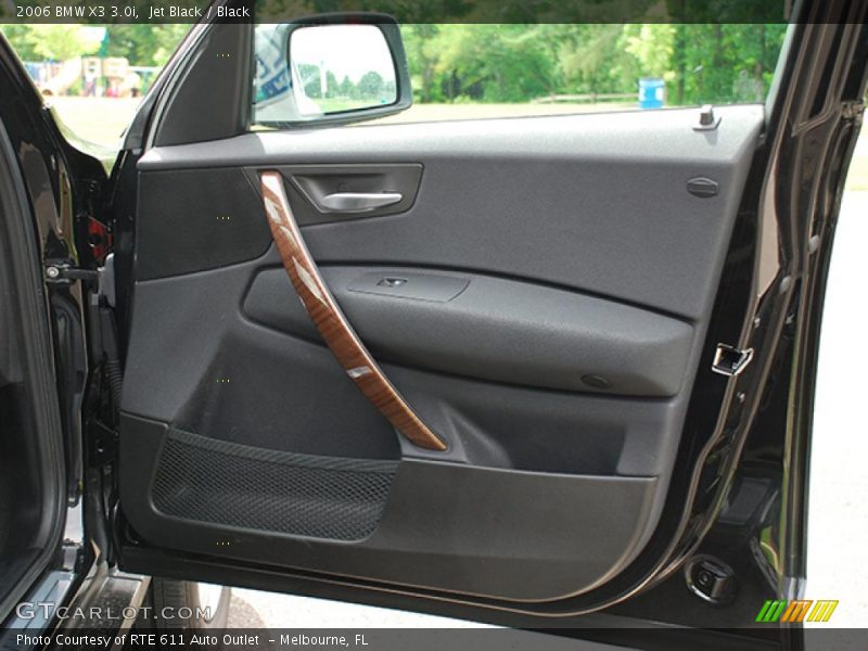Jet Black / Black 2006 BMW X3 3.0i