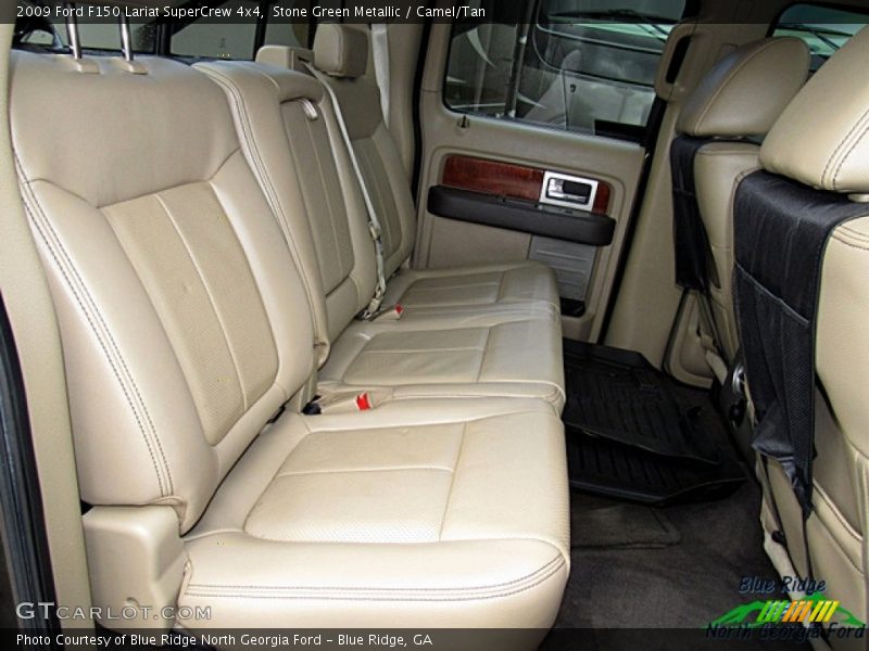 Stone Green Metallic / Camel/Tan 2009 Ford F150 Lariat SuperCrew 4x4