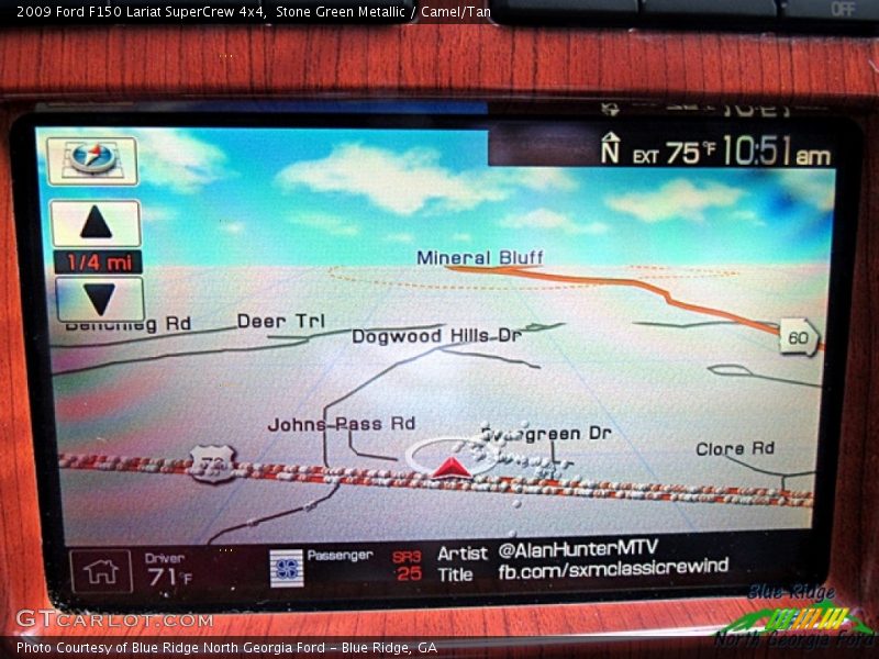 Stone Green Metallic / Camel/Tan 2009 Ford F150 Lariat SuperCrew 4x4