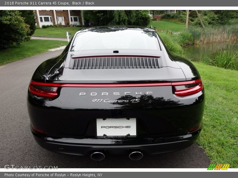 Black / Black 2018 Porsche 911 Carrera 4S Coupe