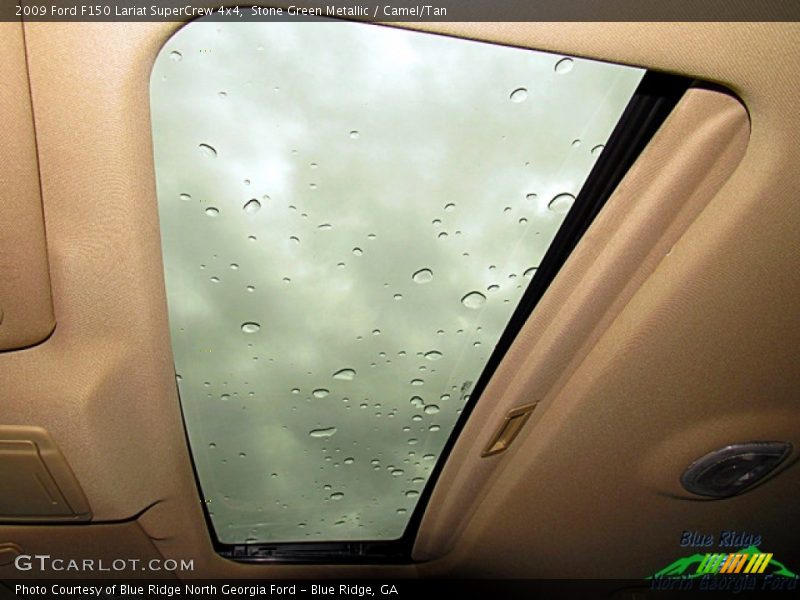 Stone Green Metallic / Camel/Tan 2009 Ford F150 Lariat SuperCrew 4x4