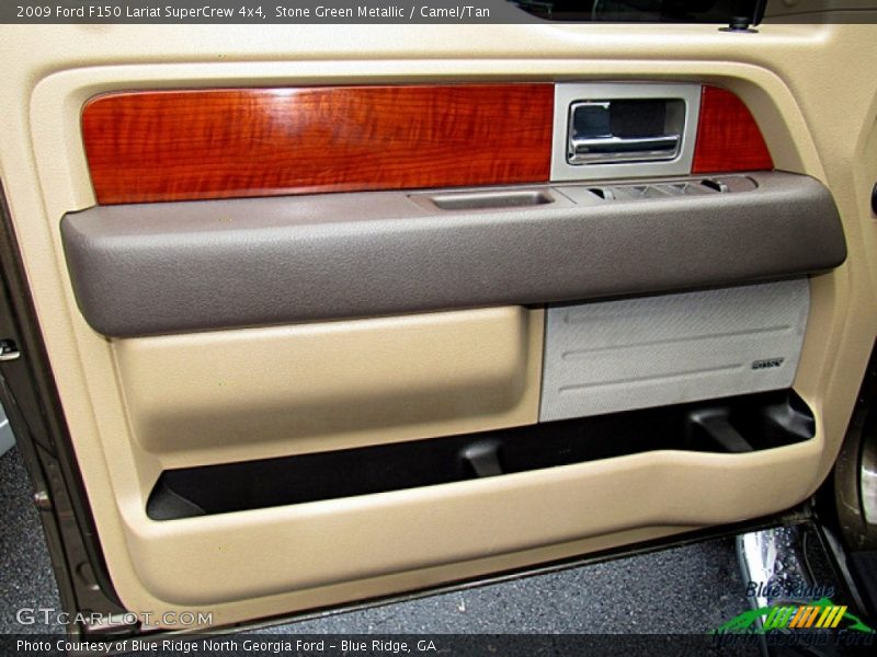 Stone Green Metallic / Camel/Tan 2009 Ford F150 Lariat SuperCrew 4x4